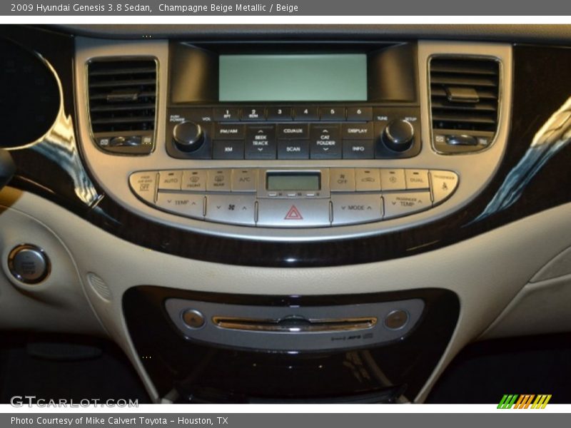 Champagne Beige Metallic / Beige 2009 Hyundai Genesis 3.8 Sedan