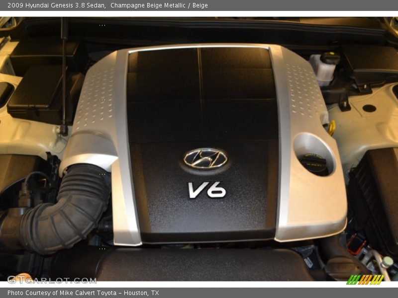 Champagne Beige Metallic / Beige 2009 Hyundai Genesis 3.8 Sedan