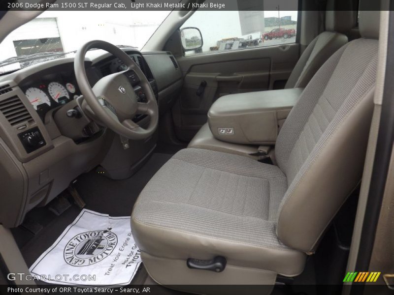 Light Khaki Metallic / Khaki Beige 2006 Dodge Ram 1500 SLT Regular Cab