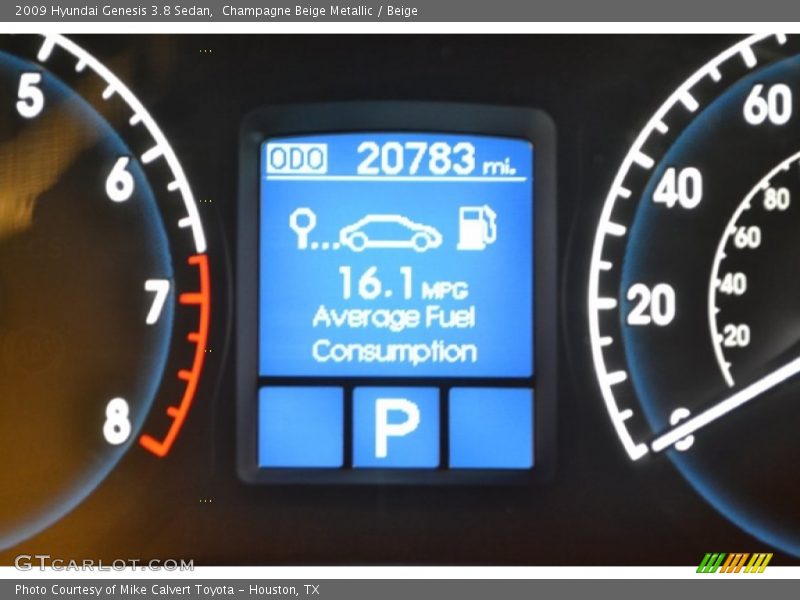 Champagne Beige Metallic / Beige 2009 Hyundai Genesis 3.8 Sedan