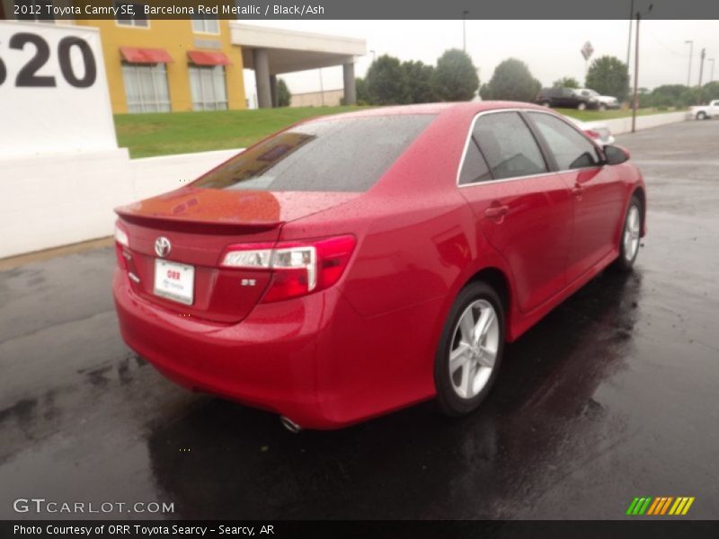 Barcelona Red Metallic / Black/Ash 2012 Toyota Camry SE