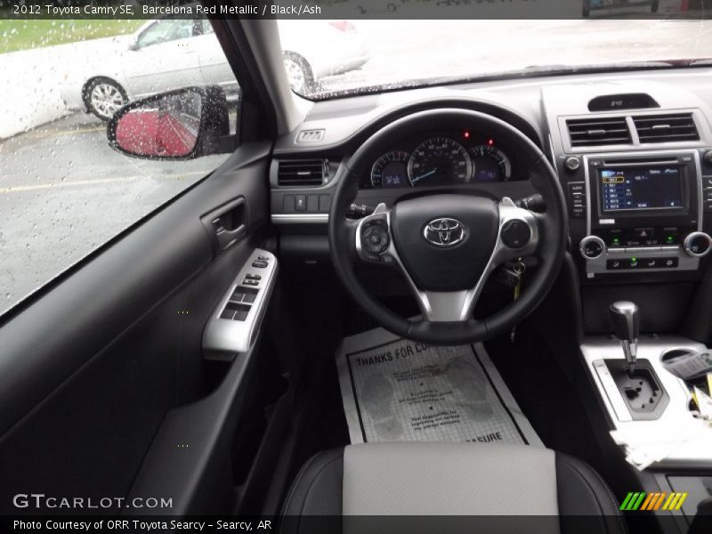 Barcelona Red Metallic / Black/Ash 2012 Toyota Camry SE