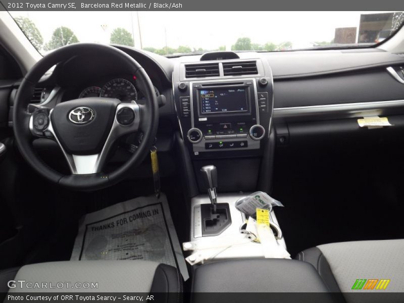 Barcelona Red Metallic / Black/Ash 2012 Toyota Camry SE