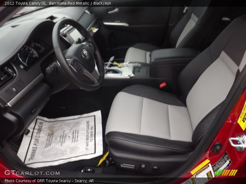 Barcelona Red Metallic / Black/Ash 2012 Toyota Camry SE