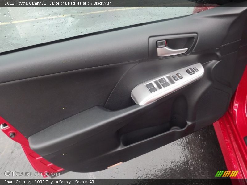Barcelona Red Metallic / Black/Ash 2012 Toyota Camry SE