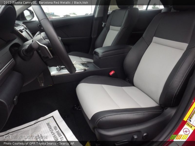 Barcelona Red Metallic / Black/Ash 2012 Toyota Camry SE