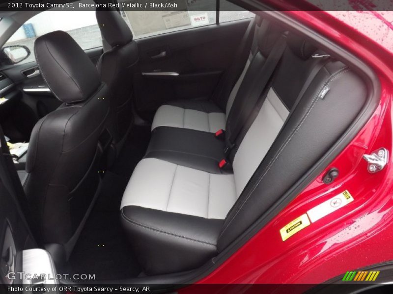 Barcelona Red Metallic / Black/Ash 2012 Toyota Camry SE