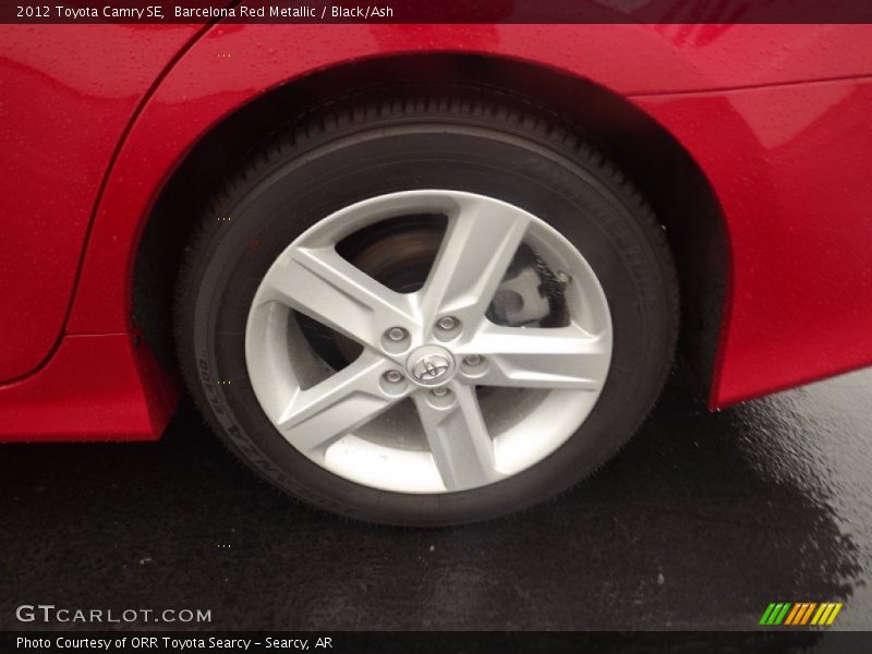 Barcelona Red Metallic / Black/Ash 2012 Toyota Camry SE