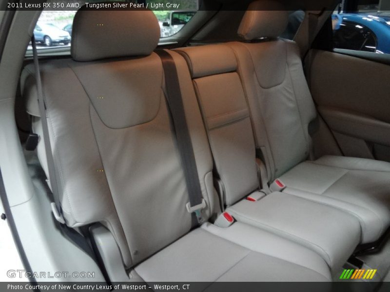 Tungsten Silver Pearl / Light Gray 2011 Lexus RX 350 AWD