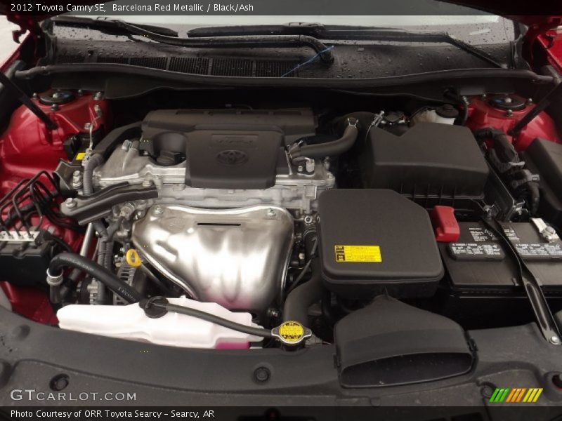 Barcelona Red Metallic / Black/Ash 2012 Toyota Camry SE