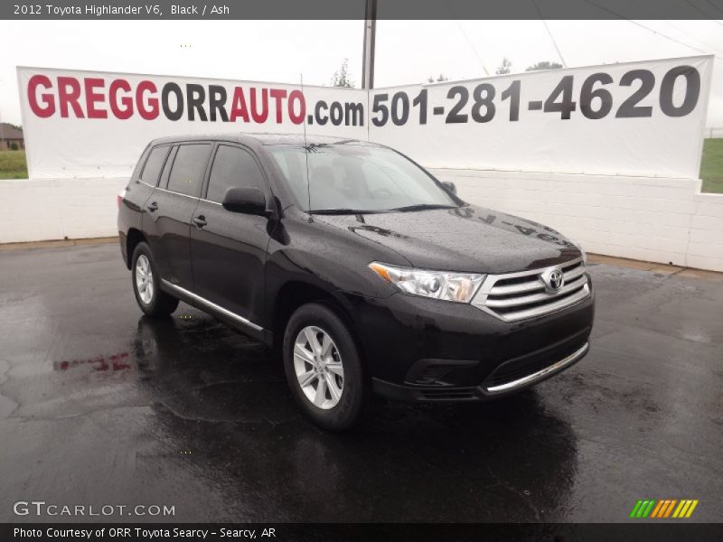 Black / Ash 2012 Toyota Highlander V6