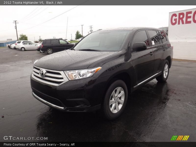 Black / Ash 2012 Toyota Highlander V6