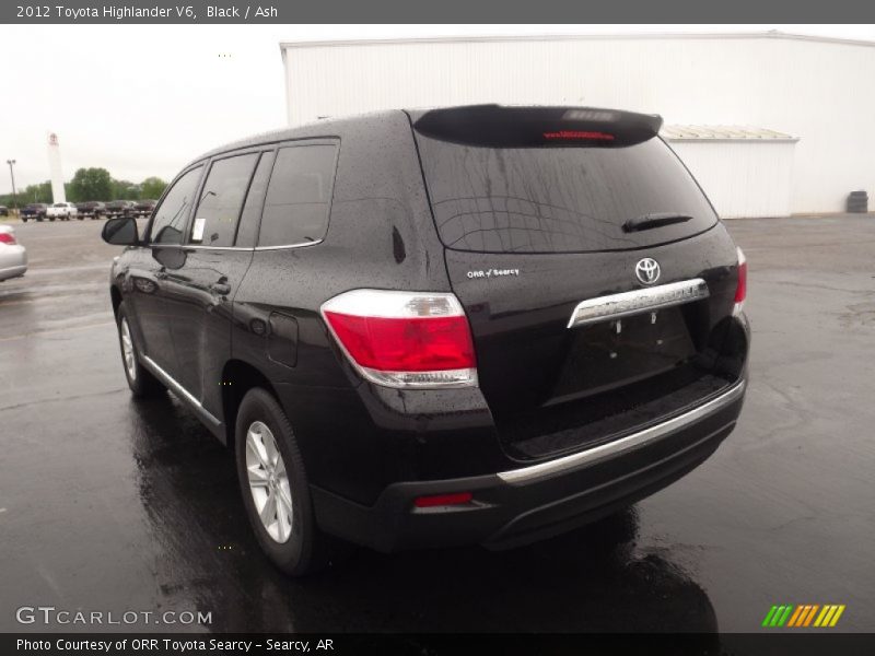Black / Ash 2012 Toyota Highlander V6