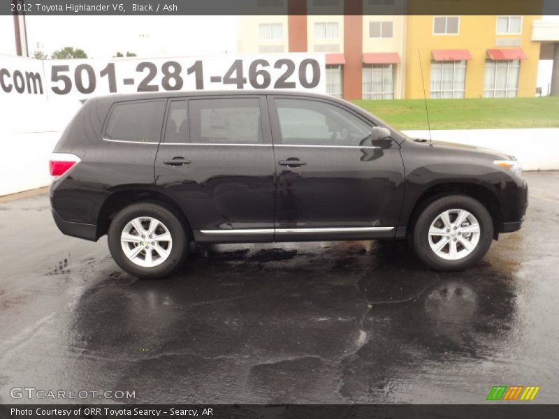Black / Ash 2012 Toyota Highlander V6