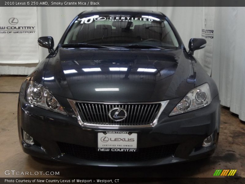Smoky Granite Mica / Black 2010 Lexus IS 250 AWD