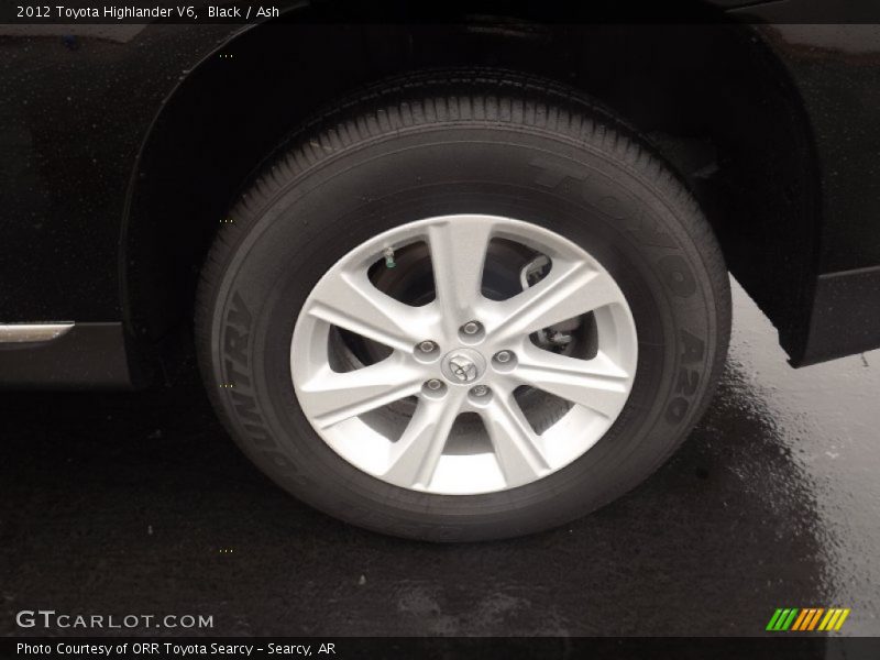 Black / Ash 2012 Toyota Highlander V6