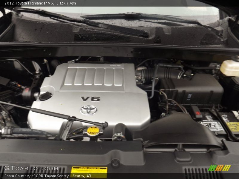 Black / Ash 2012 Toyota Highlander V6