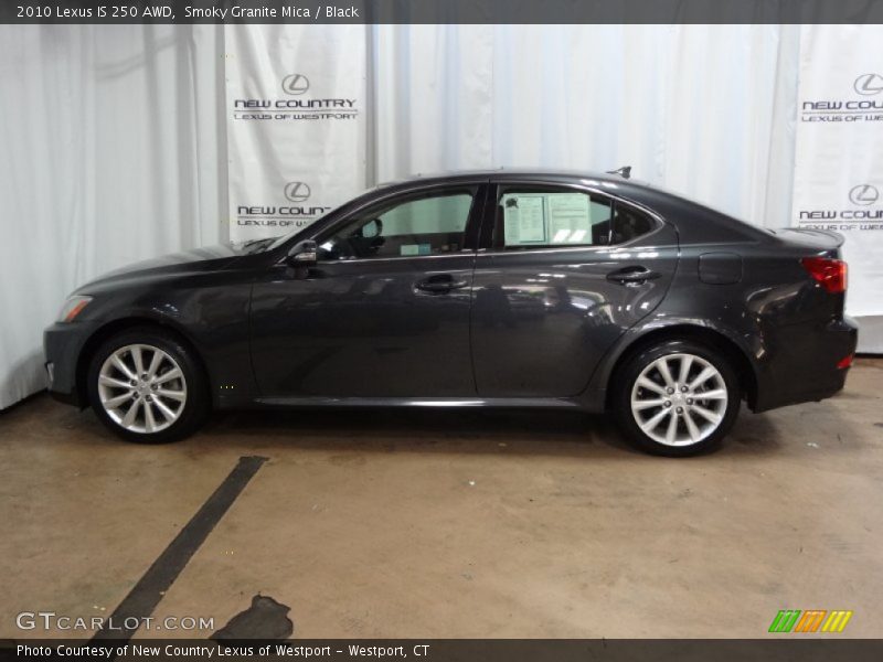 Smoky Granite Mica / Black 2010 Lexus IS 250 AWD