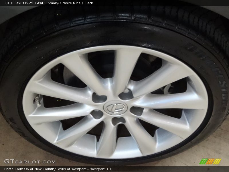 Smoky Granite Mica / Black 2010 Lexus IS 250 AWD