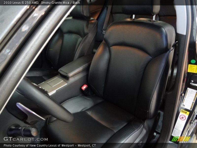 Smoky Granite Mica / Black 2010 Lexus IS 250 AWD