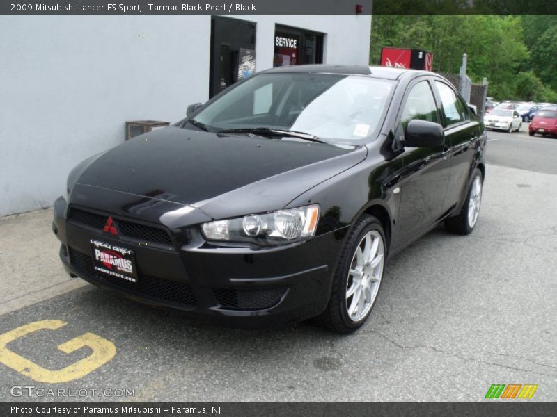 Tarmac Black Pearl / Black 2009 Mitsubishi Lancer ES Sport