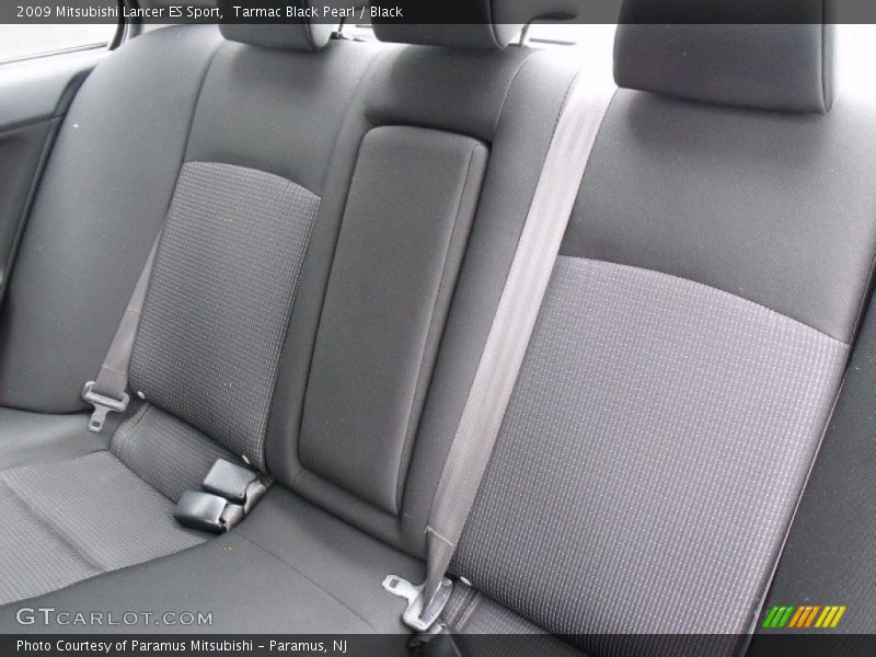 Tarmac Black Pearl / Black 2009 Mitsubishi Lancer ES Sport