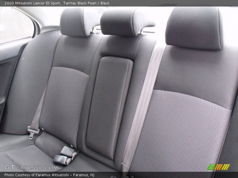 Tarmac Black Pearl / Black 2009 Mitsubishi Lancer ES Sport