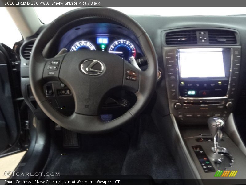 Smoky Granite Mica / Black 2010 Lexus IS 250 AWD