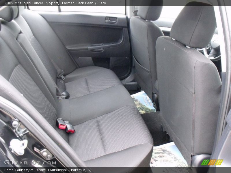 Tarmac Black Pearl / Black 2009 Mitsubishi Lancer ES Sport