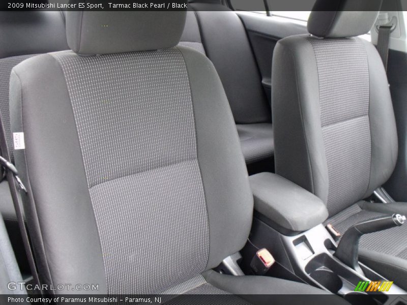 Tarmac Black Pearl / Black 2009 Mitsubishi Lancer ES Sport