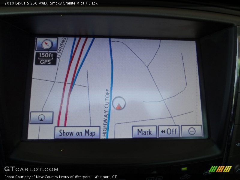 Smoky Granite Mica / Black 2010 Lexus IS 250 AWD