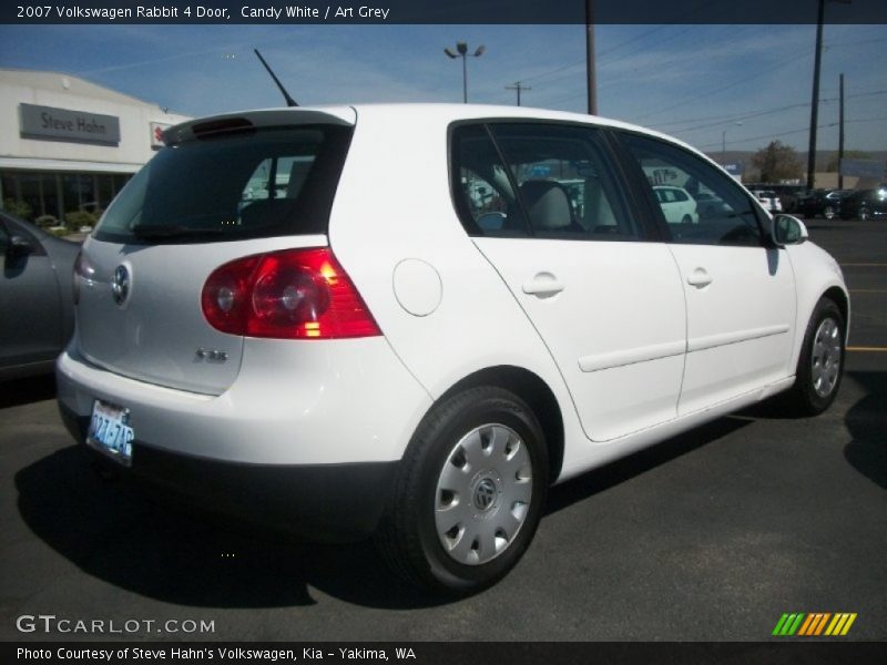 Candy White / Art Grey 2007 Volkswagen Rabbit 4 Door