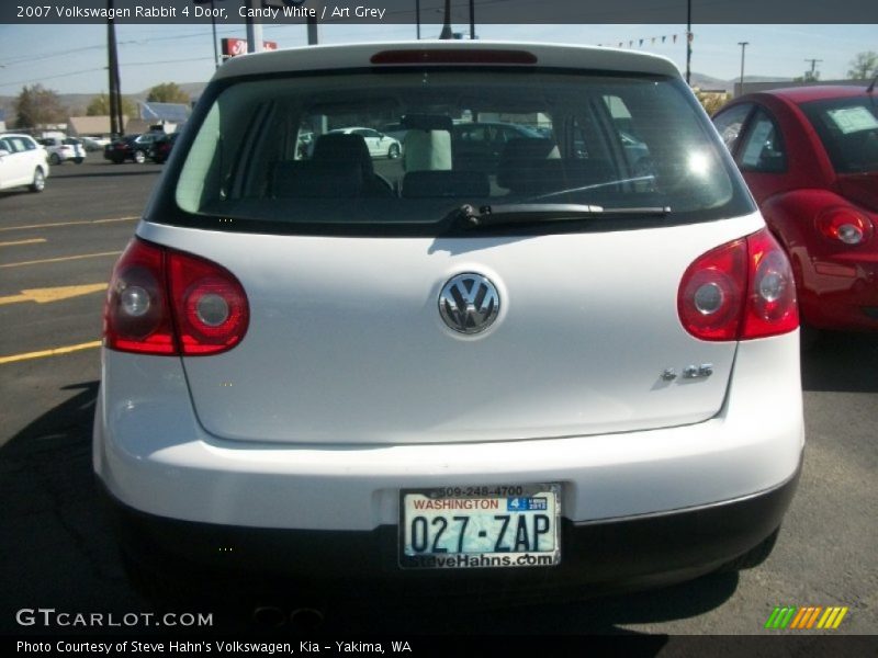 Candy White / Art Grey 2007 Volkswagen Rabbit 4 Door