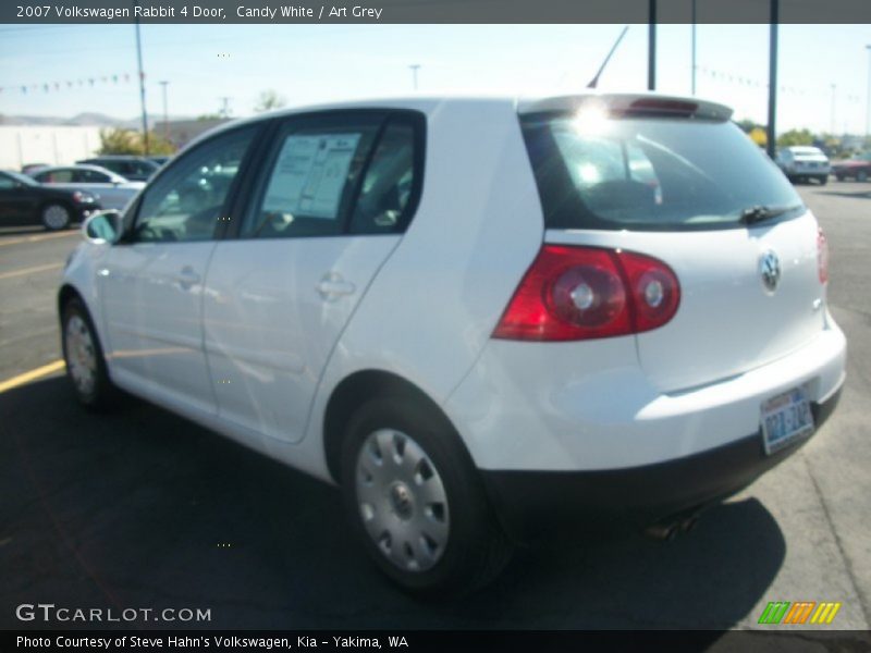 Candy White / Art Grey 2007 Volkswagen Rabbit 4 Door