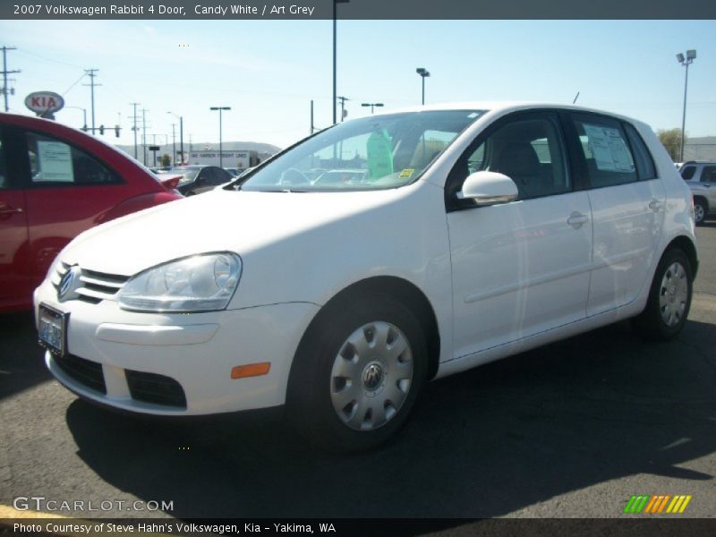 Candy White / Art Grey 2007 Volkswagen Rabbit 4 Door