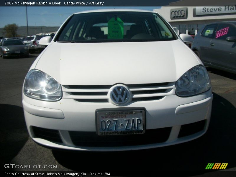 Candy White / Art Grey 2007 Volkswagen Rabbit 4 Door