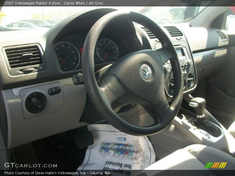 Candy White / Art Grey 2007 Volkswagen Rabbit 4 Door