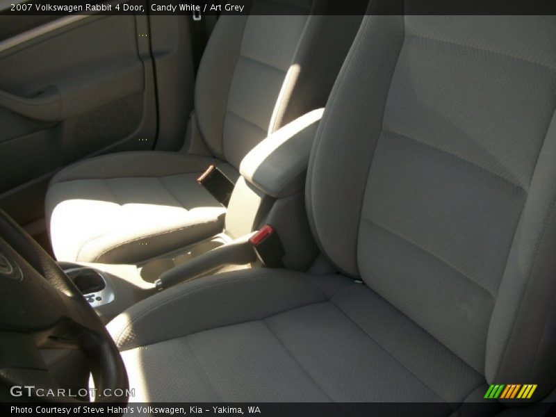 Candy White / Art Grey 2007 Volkswagen Rabbit 4 Door