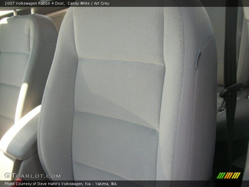 Candy White / Art Grey 2007 Volkswagen Rabbit 4 Door