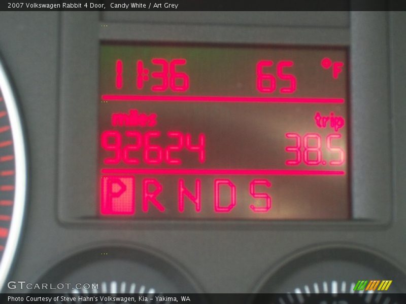 Candy White / Art Grey 2007 Volkswagen Rabbit 4 Door