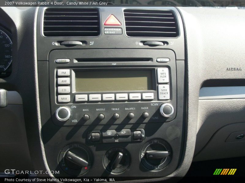 Candy White / Art Grey 2007 Volkswagen Rabbit 4 Door