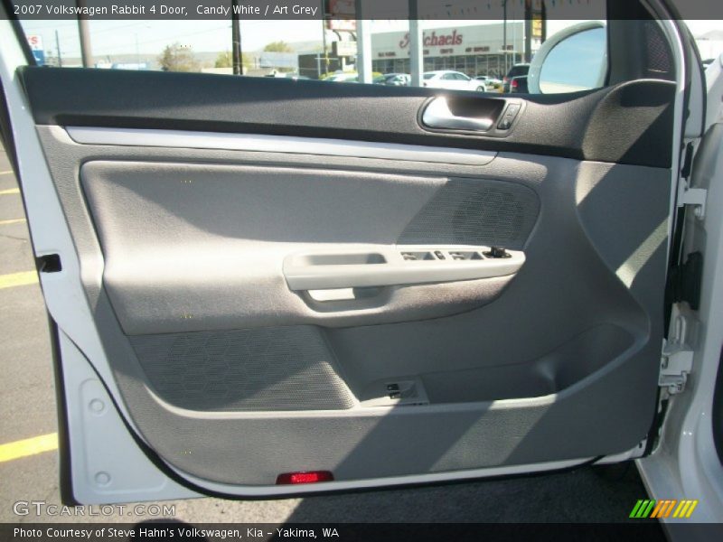 Candy White / Art Grey 2007 Volkswagen Rabbit 4 Door