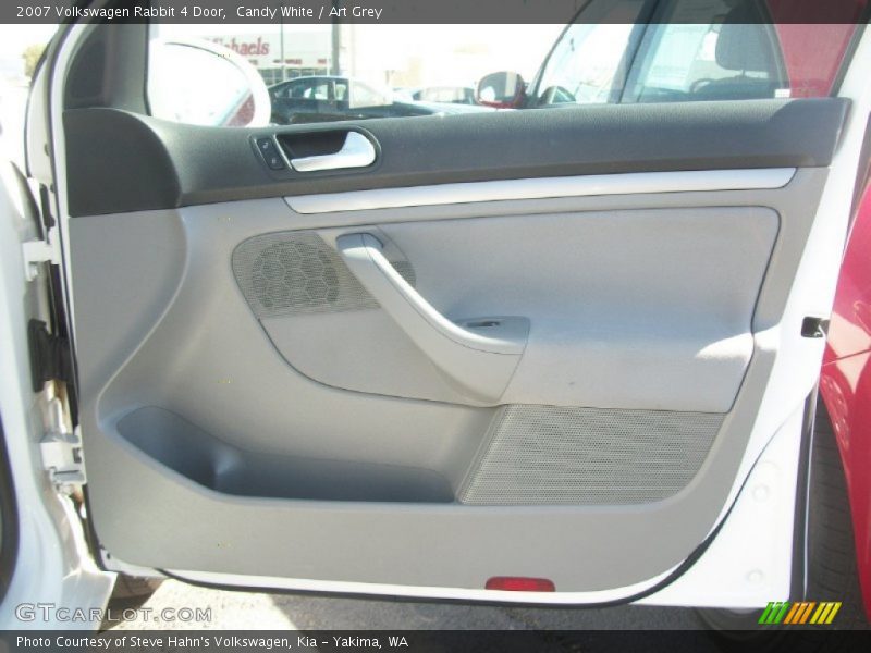 Candy White / Art Grey 2007 Volkswagen Rabbit 4 Door
