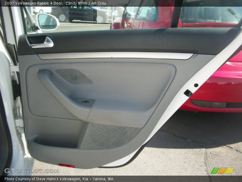 Candy White / Art Grey 2007 Volkswagen Rabbit 4 Door