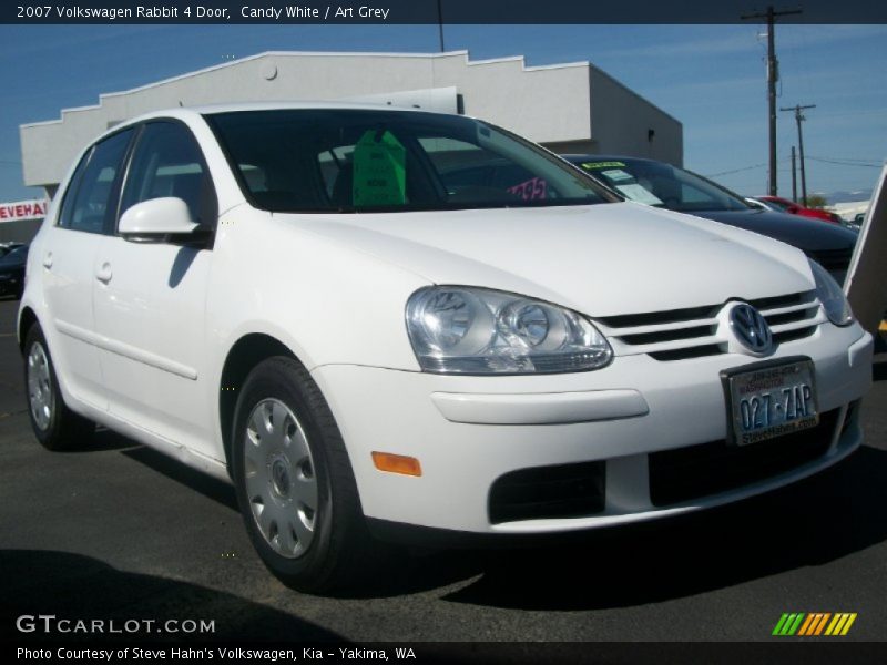 Candy White / Art Grey 2007 Volkswagen Rabbit 4 Door