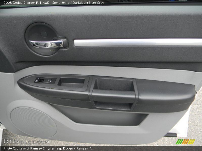 Stone White / Dark/Light Slate Gray 2008 Dodge Charger R/T AWD