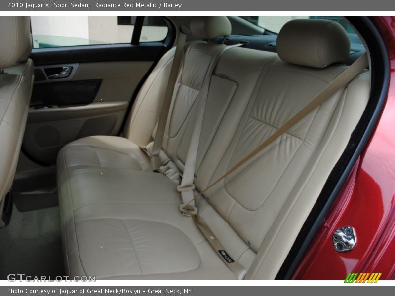 Radiance Red Metallic / Barley 2010 Jaguar XF Sport Sedan