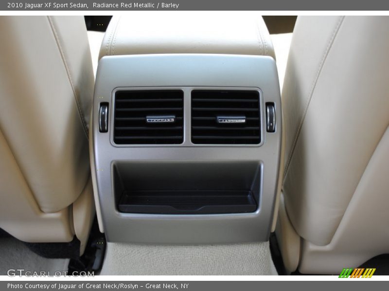 Radiance Red Metallic / Barley 2010 Jaguar XF Sport Sedan