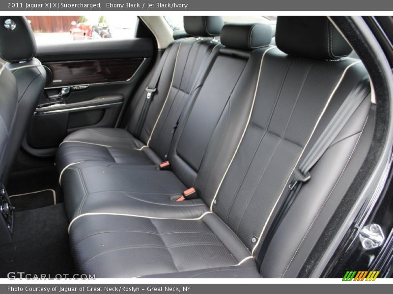 Ebony Black / Jet Black/Ivory 2011 Jaguar XJ XJ Supercharged