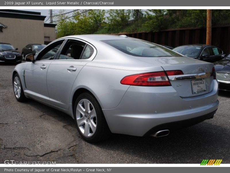 Liquid Silver Metallic / Charcoal/Charcoal 2009 Jaguar XF Luxury